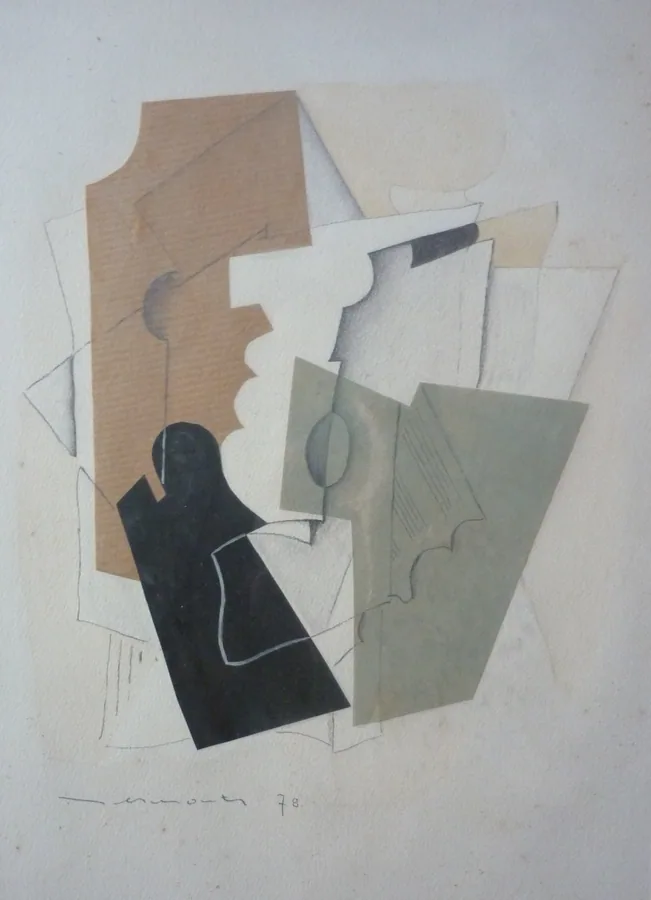 Composition cubiste, 1978